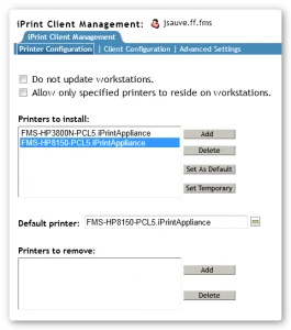 Printer Deployment